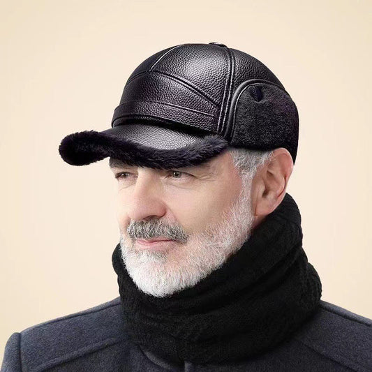 🧢Nowa męska ciepła czapka zimowa podwójnego zastosowania