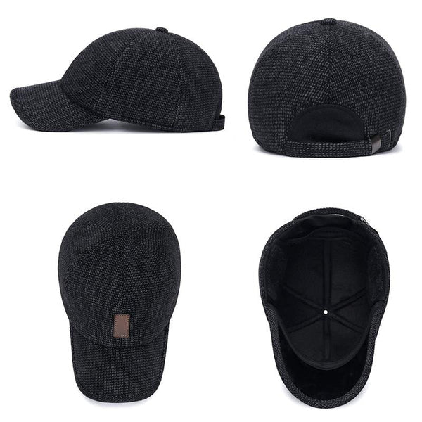 🧢 50% REA NU! 🔥 Vinterkeps med Öronlappar - Lätt & Varm, Perfekt för Kallt Väder ❄️✨-9