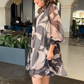 🌸Oddychające i wygodne sukienki szyfonowe plus size
