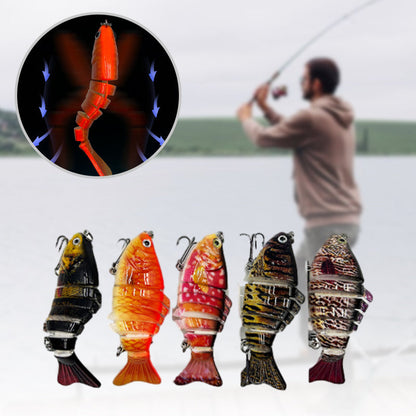🎣 Realistyczna, wieloczęściowa przynęta zanurzeniowa