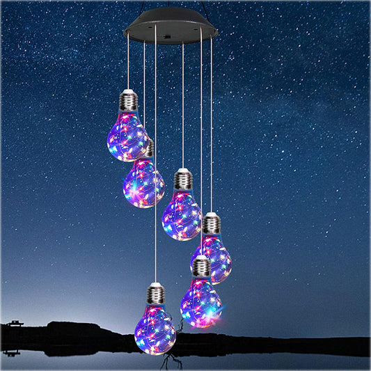 💡Te piękne dzwonki wiatrowa zasilane energią słoneczną sprawiają, że mój ogród wygląda lepiej!😍🔥