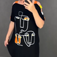 🌸 Modna damska sukienka z krótkim rękawem z nadrukiem