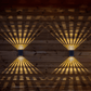 🔥✨4 LED Solar Colorful Wall Lights Światło zewnętrzne Wodoodporny