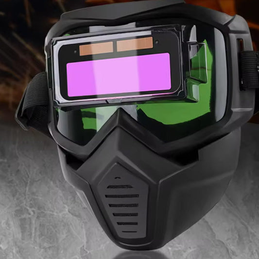 Automatyczne przyciemnianie pełna twarz maska ochronna spawalnicza