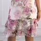 Warstwowa sukienka z falbankami Rose