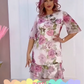 Warstwowa sukienka z falbankami Rose