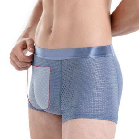 🔥50% Ice Silk Mesh Antibakteriella boxerkalsonger som andas-3