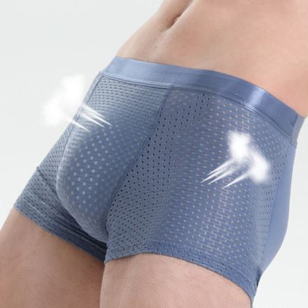 🔥50% Ice Silk Mesh Antibakteriella boxerkalsonger som andas-4