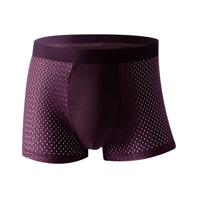 🔥50% Ice Silk Mesh Antibakteriella boxerkalsonger som andas-10