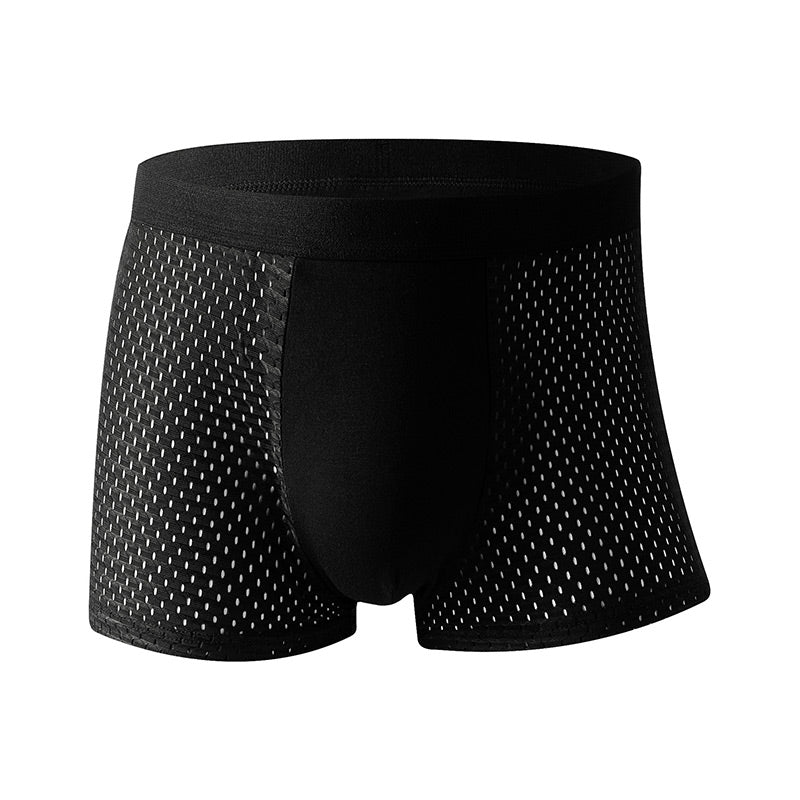 🔥50% Ice Silk Mesh Antibakteriella boxerkalsonger som andas-16