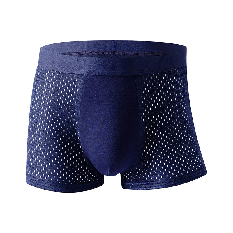 🔥50% Ice Silk Mesh Antibakteriella boxerkalsonger som andas-17