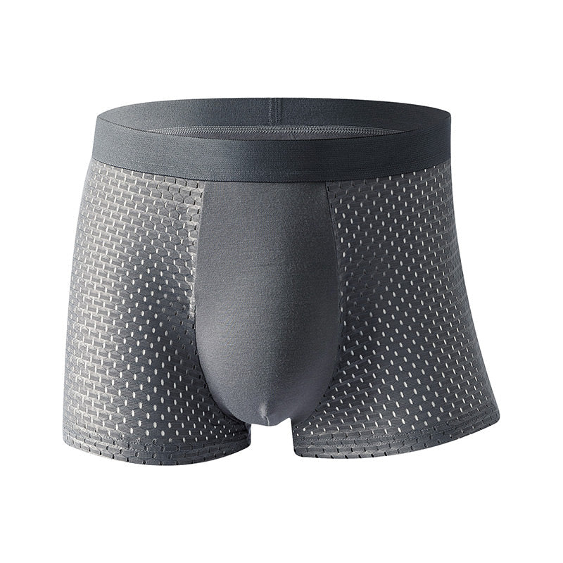 🔥50% Ice Silk Mesh Antibakteriella boxerkalsonger som andas-18