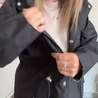 🔥Bästsäljare 50 % rabatt🔥Enfärgade casualjackor, vattentäta och vindtäta rockar, vindjackor med huva-5