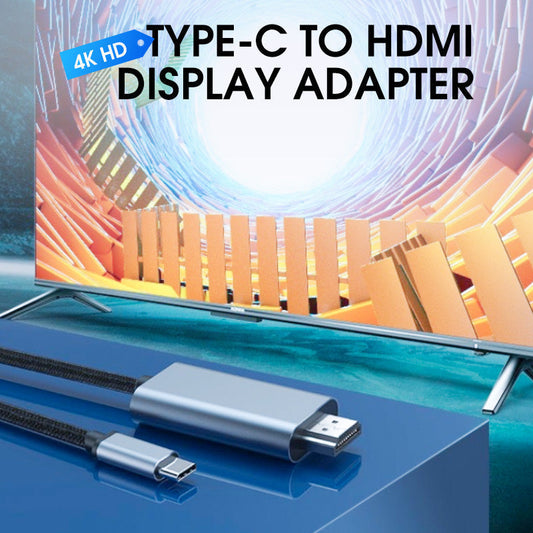 🔌Adapter Type-C na HDMI 4K HD – Ultra obraz w sekundach!