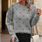 Damska bluza w kropki