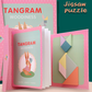 🎁Zestaw magnetycznych puzzli tangram dla dzieci
