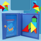 🎁Zestaw magnetycznych puzzli tangram dla dzieci