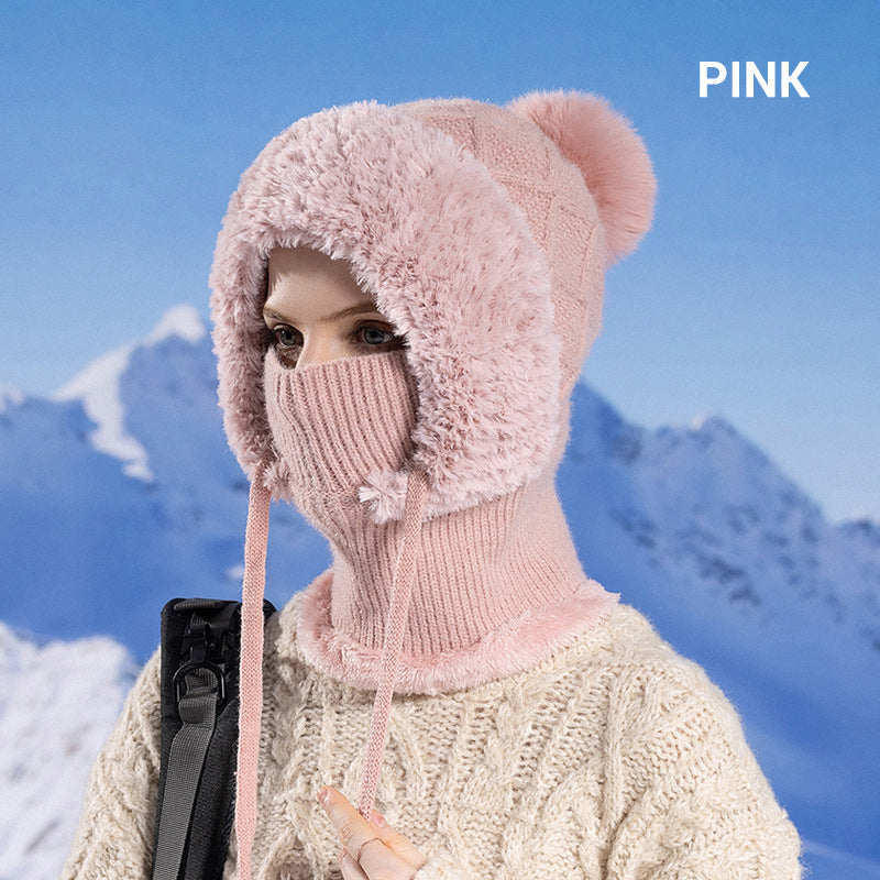 ❄️SISTA DAGENS ERBJUDANDE – 50% RABATT 💖3-i-1 Vinter balaklava för kvinnor-9