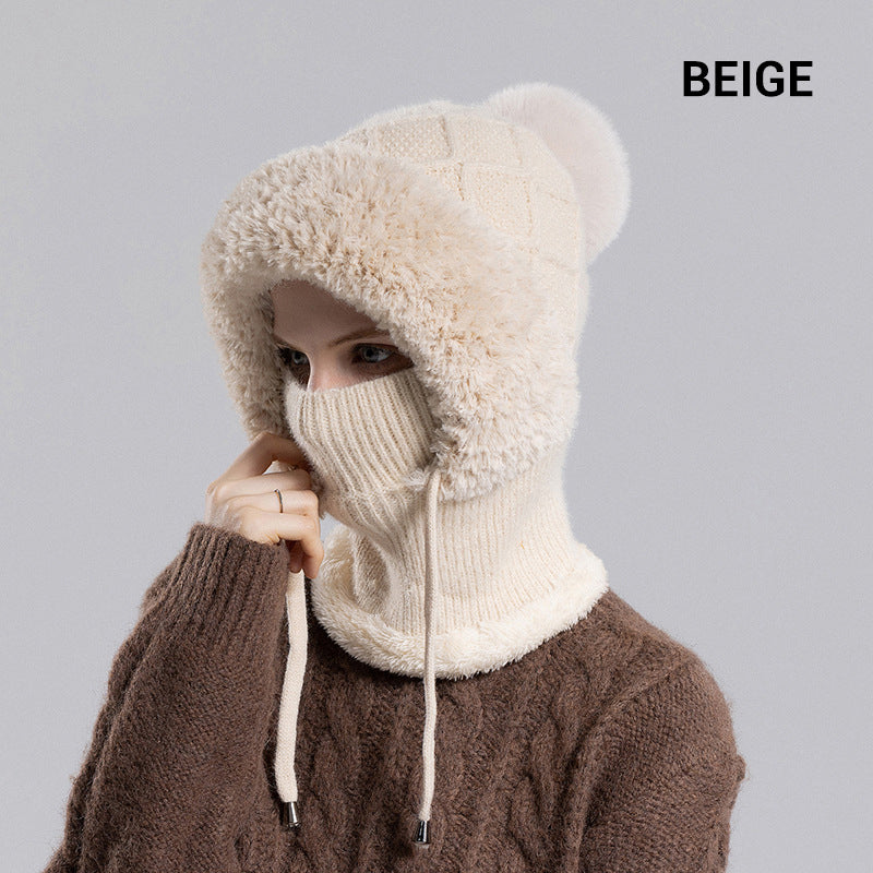❄️SISTA DAGENS ERBJUDANDE – 50% RABATT 💖3-i-1 Vinter balaklava för kvinnor-12