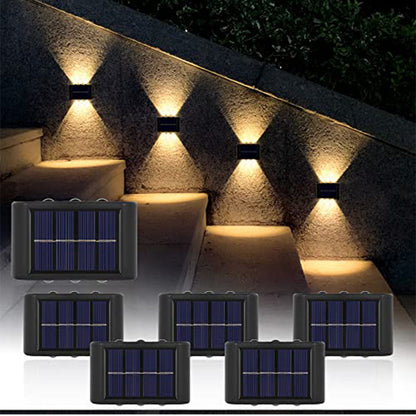 Lampa ścienna zasilana energią słoneczną, z funkcją podnoszenia i opuszczania