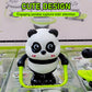 Uroczy zestaw zabawek z nakręcaną pandą