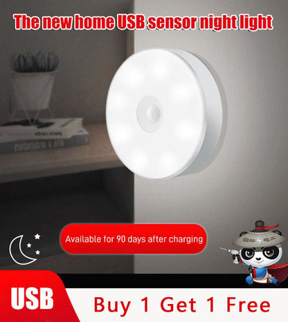 ✨ Nowa lampka nocna do domu wyposażona w czujnik USB