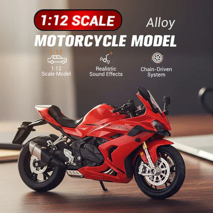 Model motocykla w skali 1:12