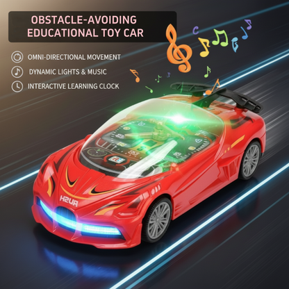 🔥Budzik Supercar –🏎️ Realistyczne efekty dźwiękowe i świetlne