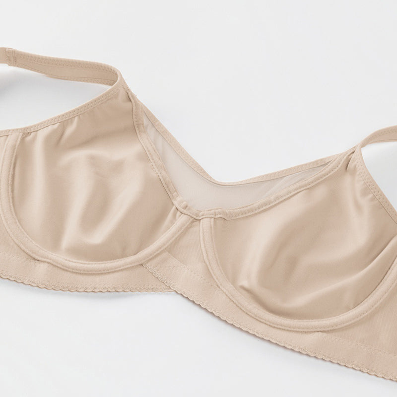 🔥50 % rabatt! 💐 Elegant, genomskinlig BH med full täckning för damer i stora storlekar-23