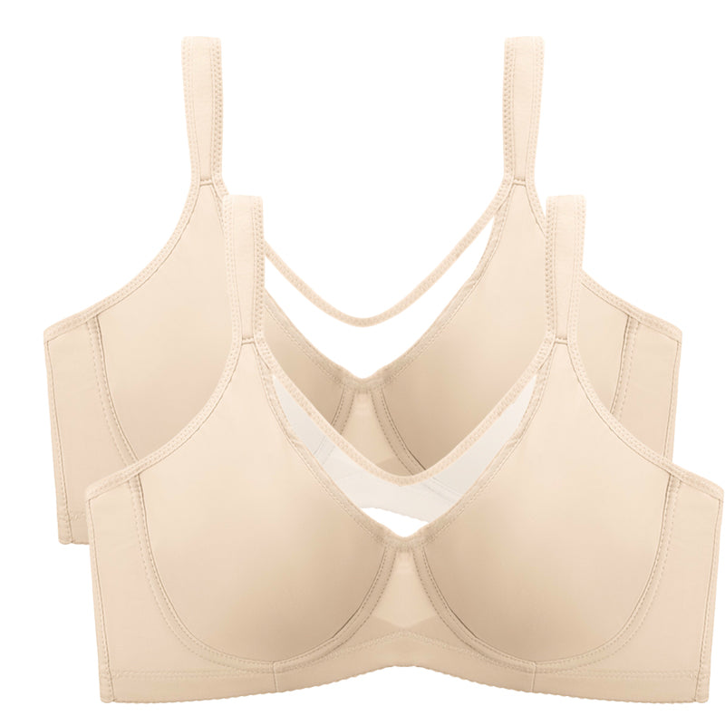 🔥50 % rabatt! 💐 Elegant, genomskinlig BH med full täckning för damer i stora storlekar-29