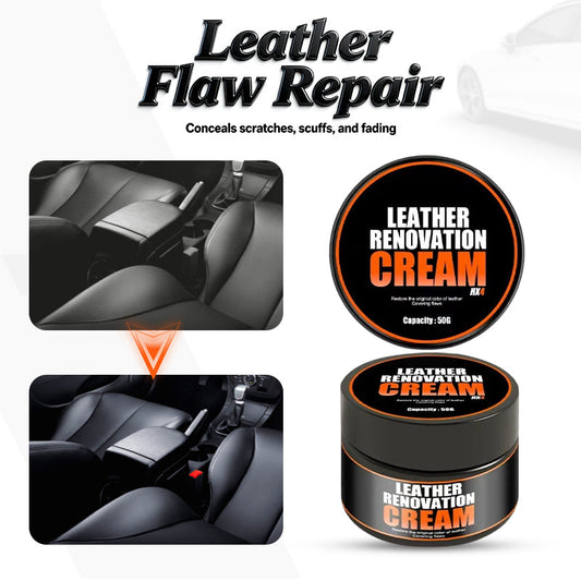 🔥Krem do pielęgnacji skóry w samochodach i meblach