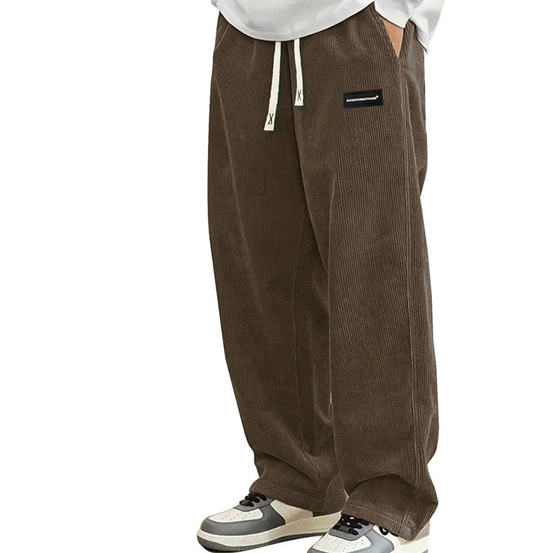 🔥Populär produkt🔥Casual corduroybyxor med vida ben – unisexmodell-13
