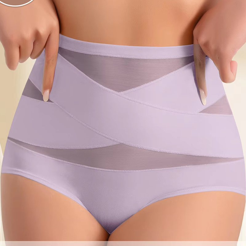 🌸 Högmidjade figurformande trosor med magkontroll (✨3-pack✨) – Plus size-11