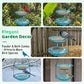 Vintage-Style Hanging Bird Feeder & Bath