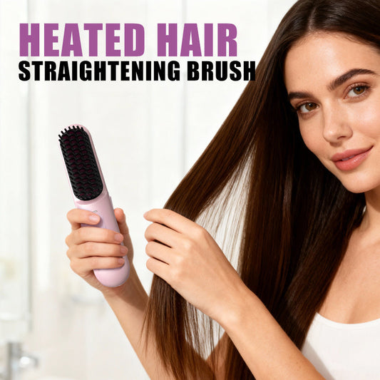 💁‍♀️ Idealne włosy wszędzie! Podgrzewana szczotka bezprzewodowa