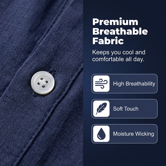 👔Męska jesienna koszulka typu henley w stylu casual