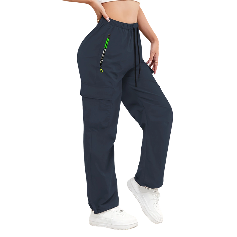 🔥50% 💥 Vintage-cargobyxor för dam med fickor – lös passform, andningsbara, justerbar midja ✨-17