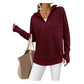 Dam Quarter-Zip Pullover Tröja-9