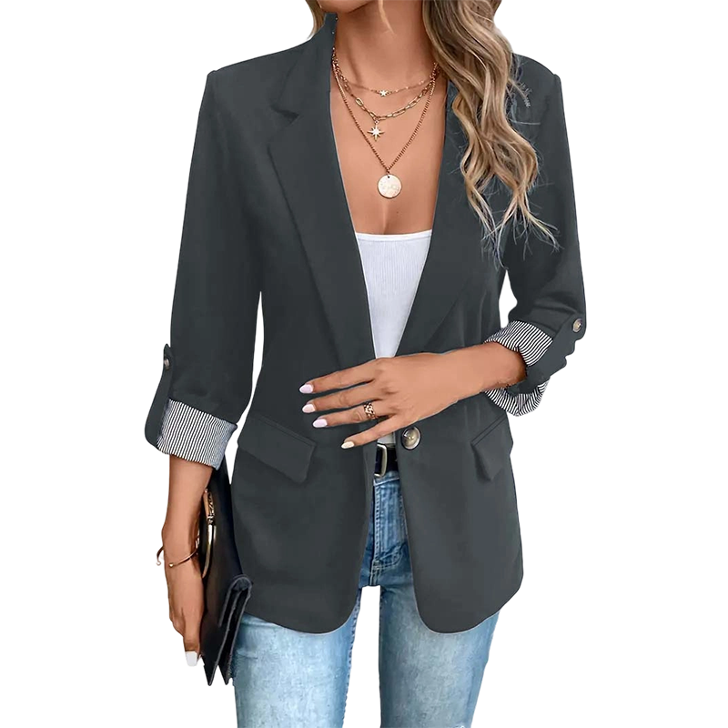 Casual-kavaj för damer-13