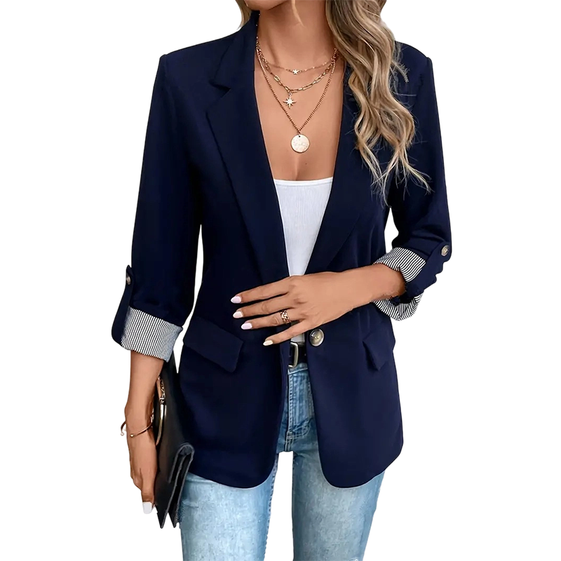 Casual-kavaj för damer-14