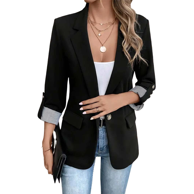 Casual-kavaj för damer-6