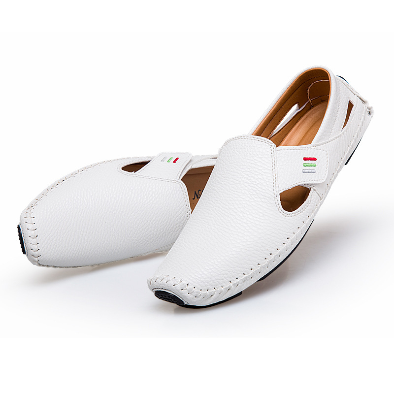 Andningsbara slip-on-loafers för män, avslappnad stil-9