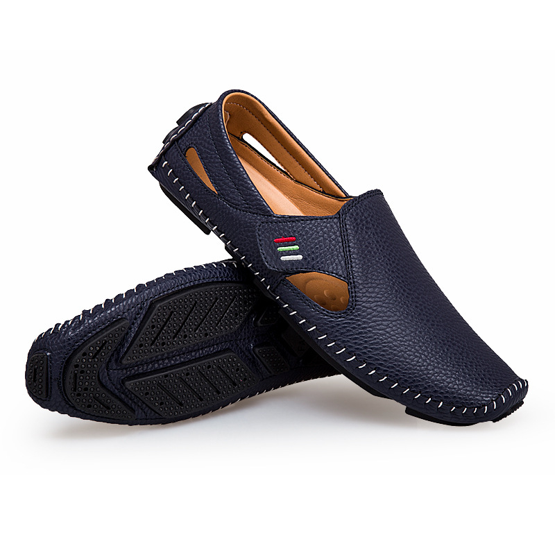 Andningsbara slip-on-loafers för män, avslappnad stil-10