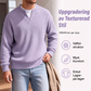 🔥50 % rabatt! |👕 Strukturerad waffeltröja för män-3
