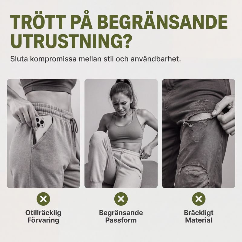 Bästsäljare🔥 👖 Cargo joggers med multifickor – stretchig komfort för urban livsstil-1