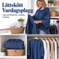 Nya ankomster📦Damavslappnad luvtröja i denim med lös passform-6