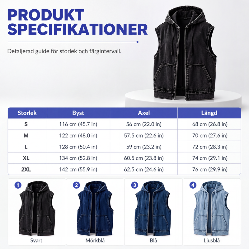 🔥Bästsäljare🧥 Oversize känguväst med huva-7