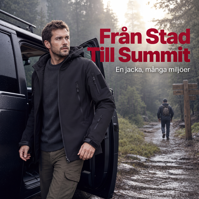 🚚 Fri frakt på just den här produkten!  Herrarnas Vinterjacka – Vindtät, Varm och Vattentät Friluftsjacka-9