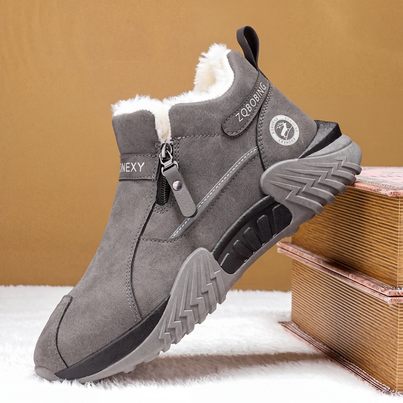 Bästsäljare🔥|Herrarnas Varma Sneakers – Vinterfodrade Komfortskor med Mjuk Foder för Kalla Dagar-9