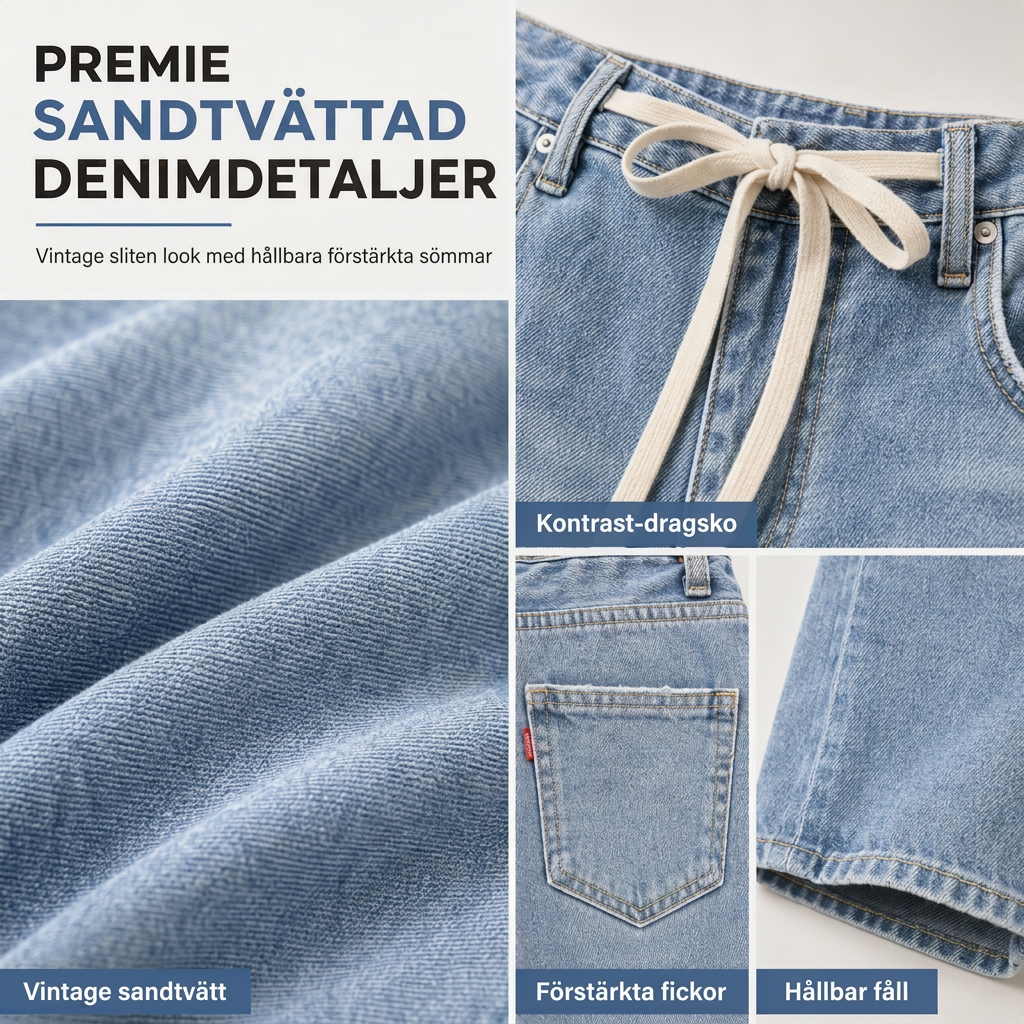 Damjeans med passform som är ledig och lös, vida ben-4